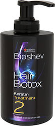 Bioshev Professional Botox Keratin Treatment 2 Masca de păr pentru Anti-Frizz 300ml