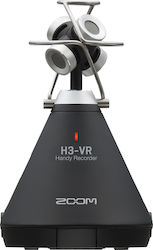 Zoom H3-VR Πολυκάναλος Ψηφιακός Φορητός Εγγραφέας Μπαταρίας για Εγγραφή σε Κάρτα Μνήμης με Διάρκεια Εγγραφής 11.5 Ώρες και Τροφοδοσία USB