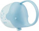 Babyono Case Pacifier Ελεφαντάκι made of Plastic Blue