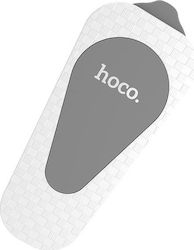 Hoco Βază de Telefon Auto CA37 Magnetic Holder Emergency Tool cu magnet Albă HOC-CA37-W