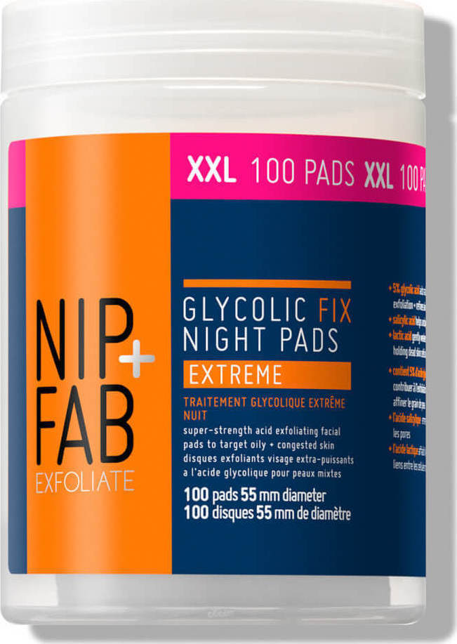 Nip+Fab Glycolic Fix Night Pads Extreme 100 Skroutz.gr