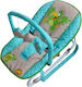 Beboulino Manual Baby Bouncer Calme Green Parrot for Babies up to 9kg