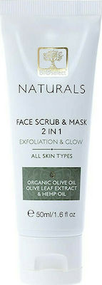 Bioselect Naturals Scrub Face Peeling Mask with Clay 50ml