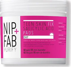 Nip+Fab Teen Skin Fix Подложки за пилинг със салицилова киселина 60 бр Nip+Fab Teen Skin Fix Подложки за пилинг със салицилова киселина 60 бр