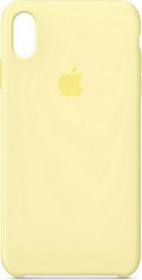 Apple Silicone Case Umschlag Rückseite Silikon Gelb (iPhone XS Max) MUJR2ZM/A