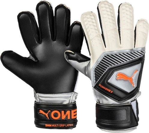 PUMA One Protect 3 Football Goalkeeper Gloves Kids Black