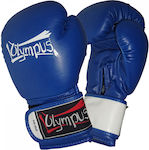 Olympus Sport AIBA Style 40112152 Mănuși de box din piele sintetică pentru competiție Albastru