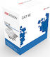Hikvision U/UTP Cat.5e (Gigabit) Καλώδιο Δικτύου Ethernet χωρίς ακροδέκτες 305m Γκρι