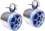 Jobe Marine Speaker Set Addict Bullet Speakers with 400W RMS 405617001