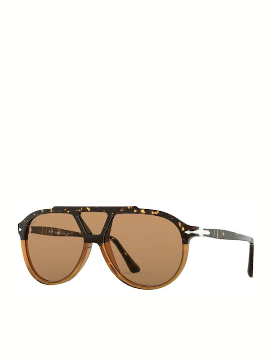 Persol Men's Sunglasses with Brown Tartaruga Ho...