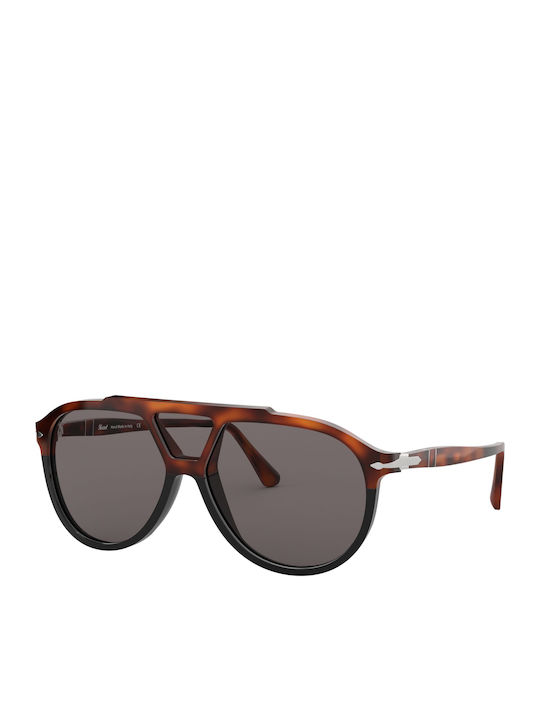 Persol Men's Sunglasses with Brown Tartaruga Ho...