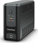 CyberPower UT850EG UPS Line-Interactive 850VA 425W с 3 Schuko Гнезда