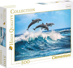 Dolphins Puzzle 2D 500 Bucăți