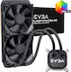 EVGA CLC 240 Υδρόψυξη Επεξεργαστή Διπλού Ανεμιστήρα 120mm για Socket AM4/AM5/1200/115x με RGB Φωτισμό