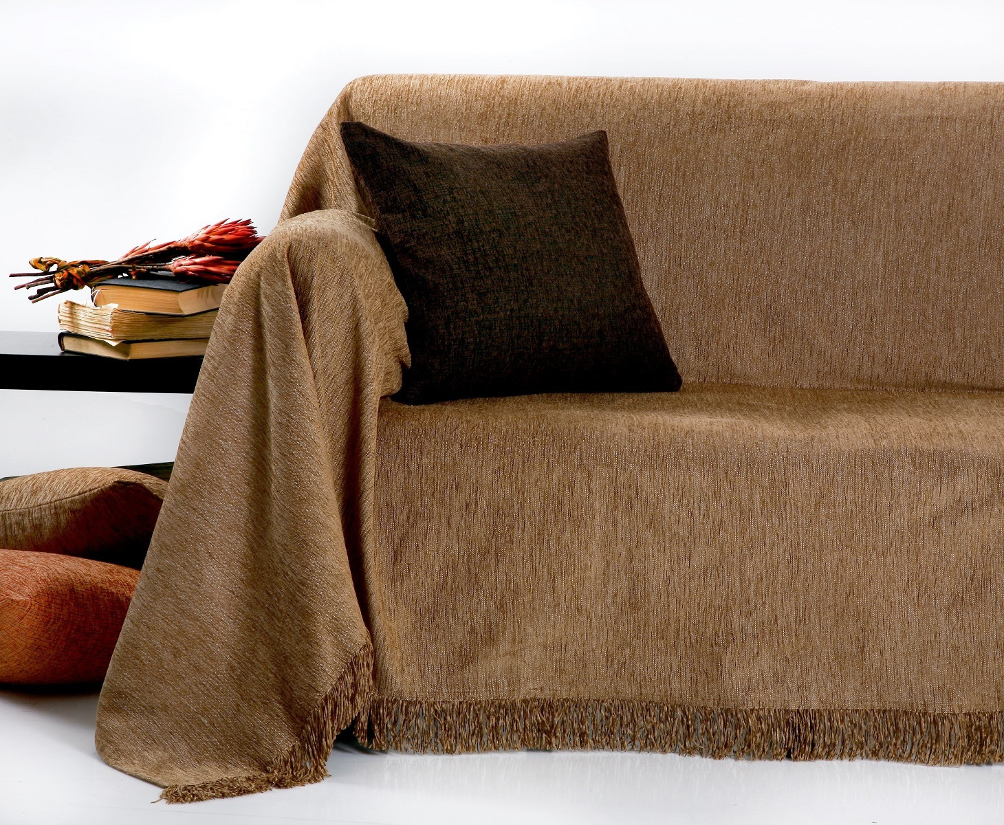 Anna Riska Ριχτάρι Τριθέσιου Καναπέ 1300 180x280εκ. Marron | Skroutz.gr