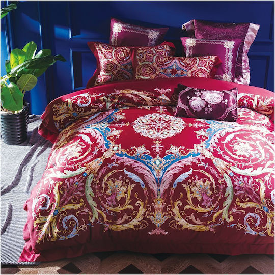 Fennel Комплект Плик за Завивка Памучен Кинг Сайз с 2 Калъфки 220x240 DC-300L-220240-006 Многоцветен