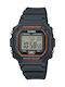 Casio Collection Digital Ceas Baterie cu Negru Curea de cauciuc