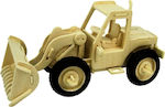 Weico Joc de construcție din lemn Wheel Loader Wooden Construction Kit 80203