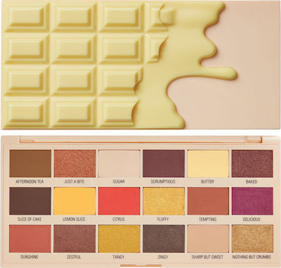 Revolution Beauty I Heart Chocolate Eye Shadow Palette in Solid Form Lemon Drizzle 22gr