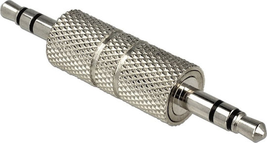 DeLock 65629 Convertor 3.5mm Masculin în 3.5mm Masculin Argintiu