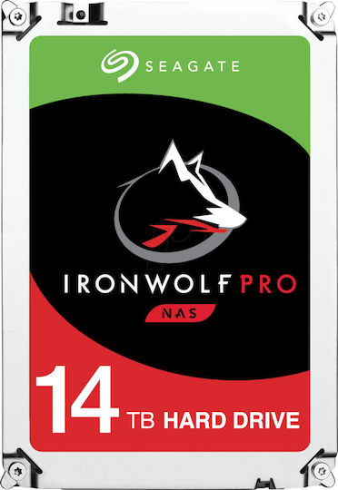 Seagate IronWolf Pro 14TB HDD Hard Drive 3.5" SATA III 7200rpm with 256MB Cache for NAS