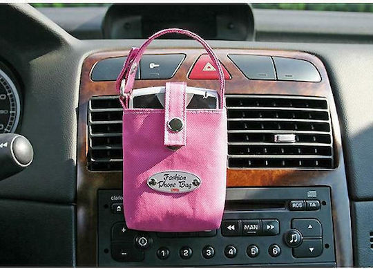 Lampa Fashion Phone-Bag Βάση Κινητού Αυτοκινήτου με Ρυθμιζόμενα Άγκιστρα Μαύρη