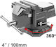 Ingco Swivel Base Vise 100mm HBV084