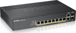 Zyxel GS1920-8HPV2 Managed L2 PoE+ Switch with 8 Gigabit (1Gbps) Ethernet Ports