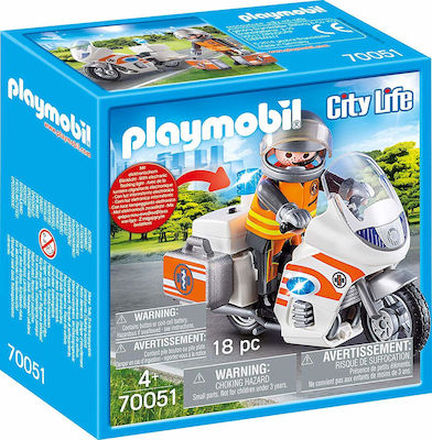 Playmobil® City Life - Emergency Motorbike (70051)
