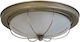 Rabalux Sudan Vintage Glass Ceiling Light with Socket E27 38pcs Bronze