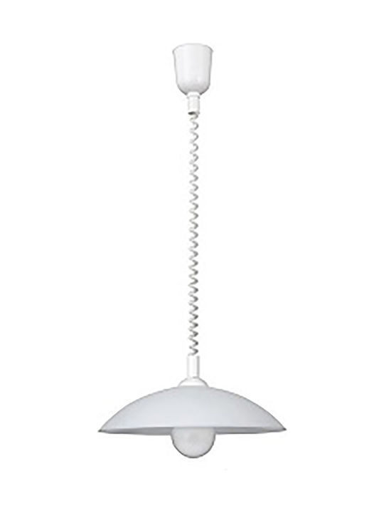 Rabalux Pendant Light White Bell with Socket E27 42x10cm