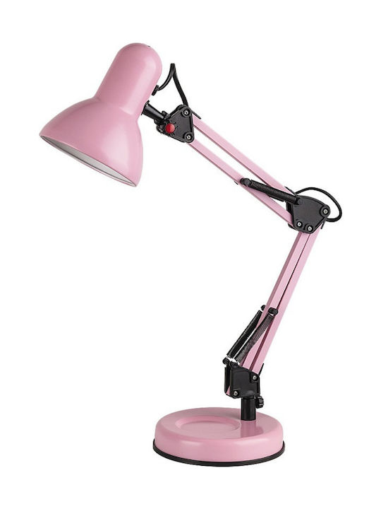 Rabalux Samson Swing Arm Office Lighting Pink 4179