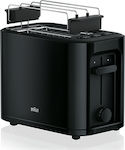 Braun HT3010 Toaster 2 Slots 1000W Black