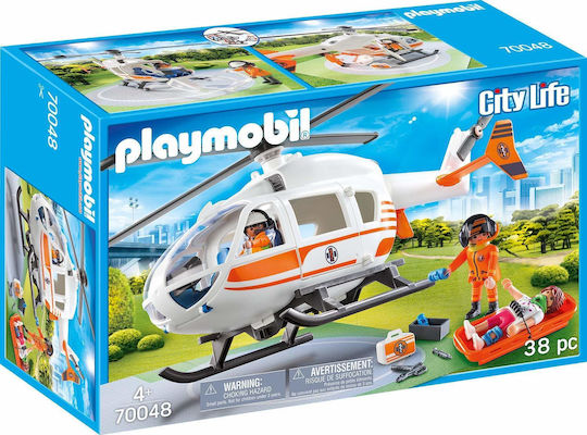 Playmobil Stadtleben Rescue Helicopter für 4+ Jahre