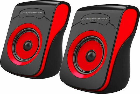 Esperanza EP140KR 2.0 Speakers 6W Red