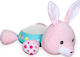 Lorelli Sleep Toy Night Light Rabbit made of Fabric with Music, Light, and Sounds for 0++ Months