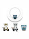 Zazu Nursery Night Light Fay Rex Otis USB White with Sensor