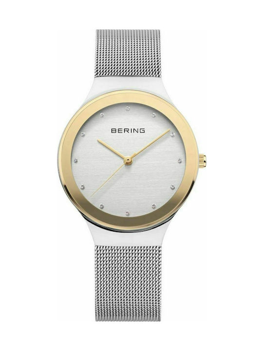 Bering Time Uhr mit Silber Metallarmband 12934-010
