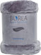 Borea K-4 Blanket Velvet Single 150x220cm. Grey