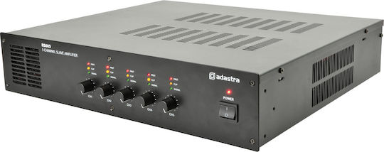 Adastra RS605 Commercial Power Amplifier 5 Channels 60W/100V Black