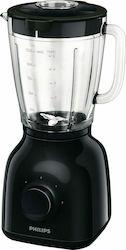 Philips Μπλέντερ για Smoothies με Γυάλινη Κανάτα 1.5lt 400W Μαύρο