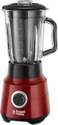 Russell Hobbs 24720-56 Blender for Smoothies with Glass Jug 1.5lt 650W Red