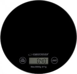 Esperanza EKS003 Digital Kitchen Scale 1gr/5kg Black EKS003K