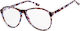 Les Pieces Uniques Sergio 55 Plastic Eyeglass Frame Brown Tortoise