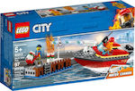 Lego City Dock Side Fire for 5+ Years