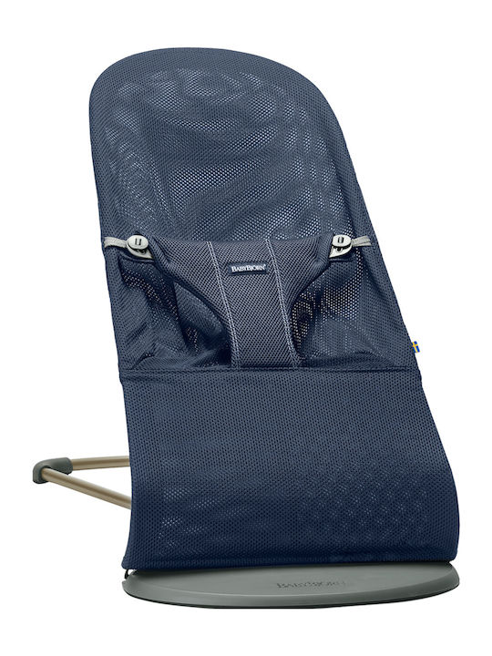 BabyBjorn Χειροκίνητο Relax Μωρού Bliss Navy Blue Mesh για Παιδί έως 13kg