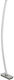 Rabalux Addison LED Φωτιστικό Δαπέδου Υ137.5xΜ13εκ. με Θερμό Λευκό Φως 2100lm Ασημί