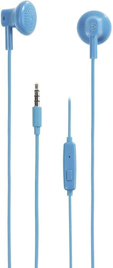 Budz Handsfree cu două căști cu mufă 3.5mm Albastru