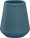 Sealskin Conical Porcelain Cup Holder Countertop Blue