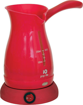 IQ Cafetieră electrică grecească 450W cu Capacitate 300ml Roz